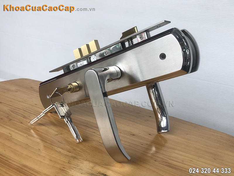 Kh&oacute;a cửa ch&iacute;nh bằng inox SS-8510-Dai - ảnh 6