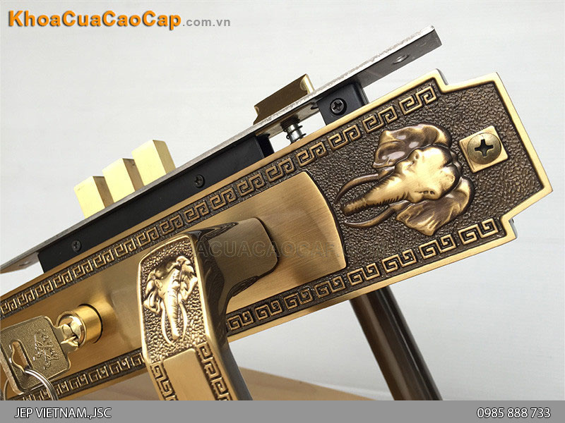 Kh&oacute;a cửa ch&iacute;nh Con Voi HCR 8528 - ảnh 3