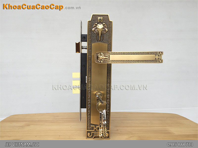 Kh&oacute;a cửa ch&iacute;nh Con Voi HCR 8528 - ảnh 6