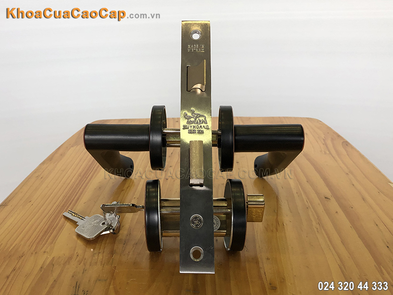 Khóa ốp rời phân thể màu đen SSPT5810-ABC - ảnh 3