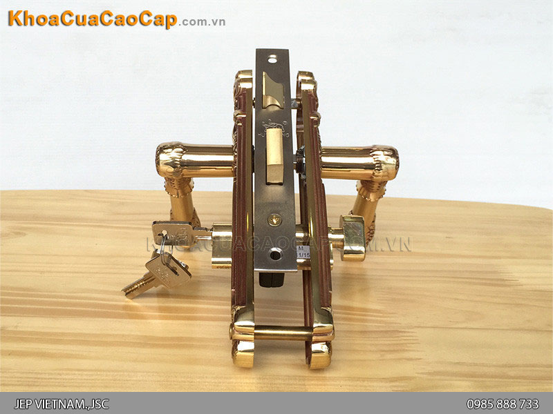 Khóa tay gạt cửa gỗ thông phòng HC 5824 - ảnh 6
