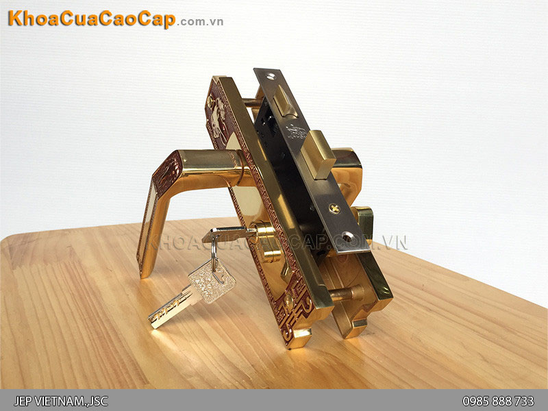 Kh&oacute;a tay gạt cửa th&ocirc;ng ph&ograve;ng HC5828 - ảnh 6