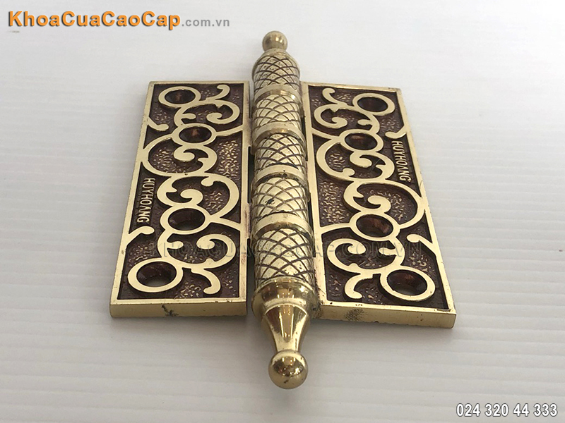 Bản lề lá bằng đồng thau Huy Hoàng HC04 - ảnh 2