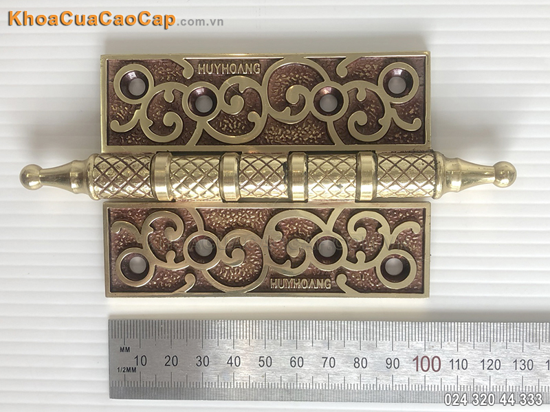 Bản lề lá bằng đồng thau Huy Hoàng HC04 - ảnh 4