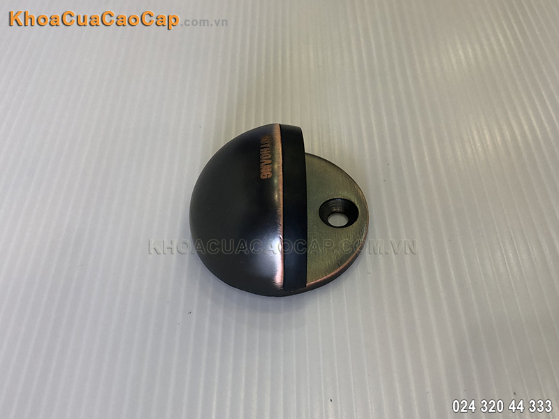 Chặn cửa bán nguyệt mạ đồng đen Huy Hoàng - 2