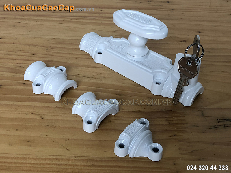 Chốt clemon Huy Ho&agrave;ng 06 sơn trắng - 4