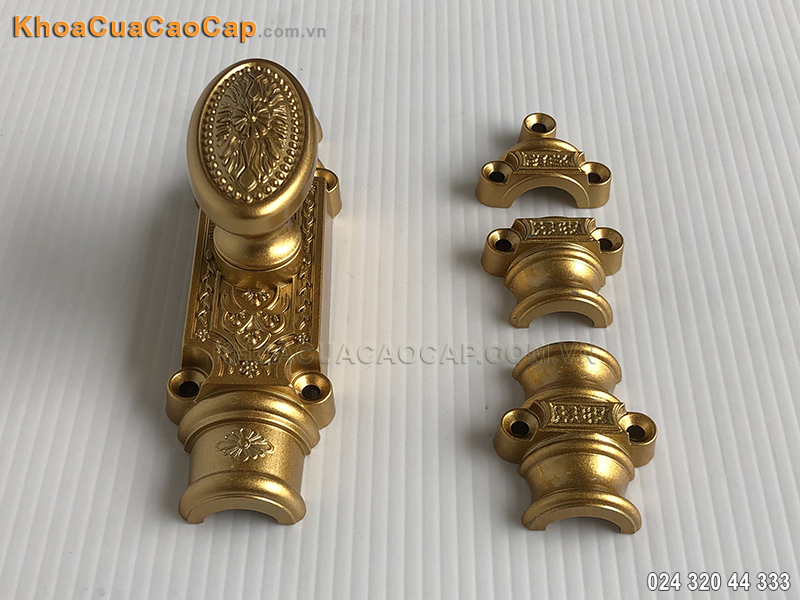 Clemon cửa đi màu đồng giả cổ EX02 - 4