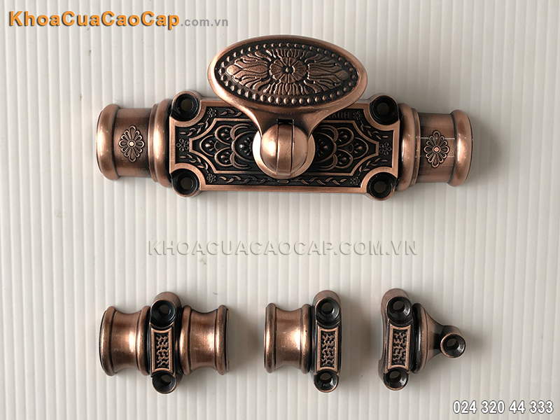 Clemon cửa sổ tay gập EX08 màu đồng giả cổ - 1