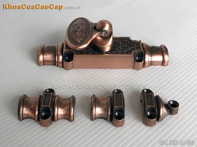 Clemon cửa sổ tay gập EX08 màu đồng giả cổ - 3