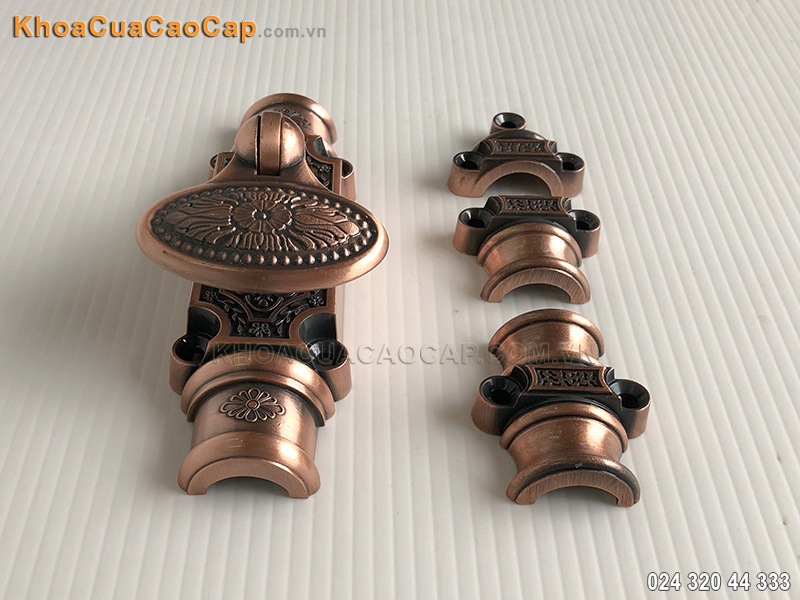 Clemon cửa sổ tay gập EX08 màu đồng giả cổ - 4