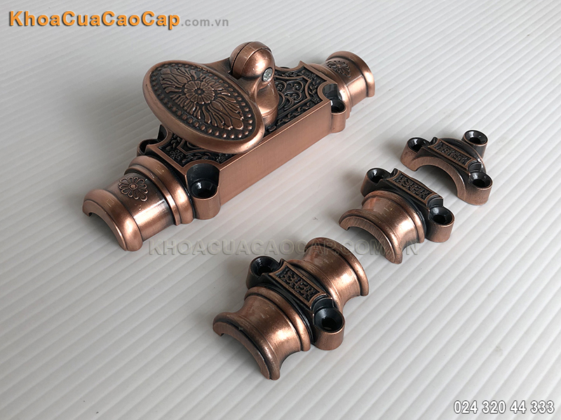 Clemon cửa sổ tay gập EX08 màu đồng giả cổ - 6
