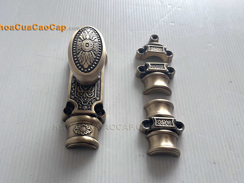 Cremone cửa sổ bằng đồng HCX03 - ảnh 2