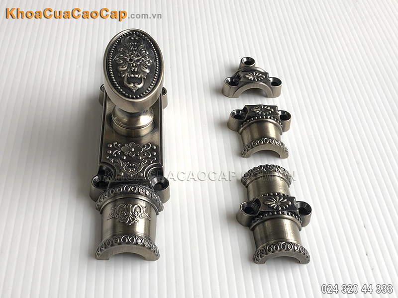 Cremone ex-2902 mạ đồng r&ecirc;u - 4