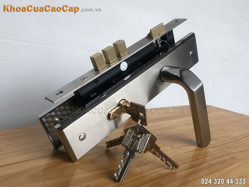 Khóa cửa tay gạt Huy Hoàng EX 8533 - ảnh 1