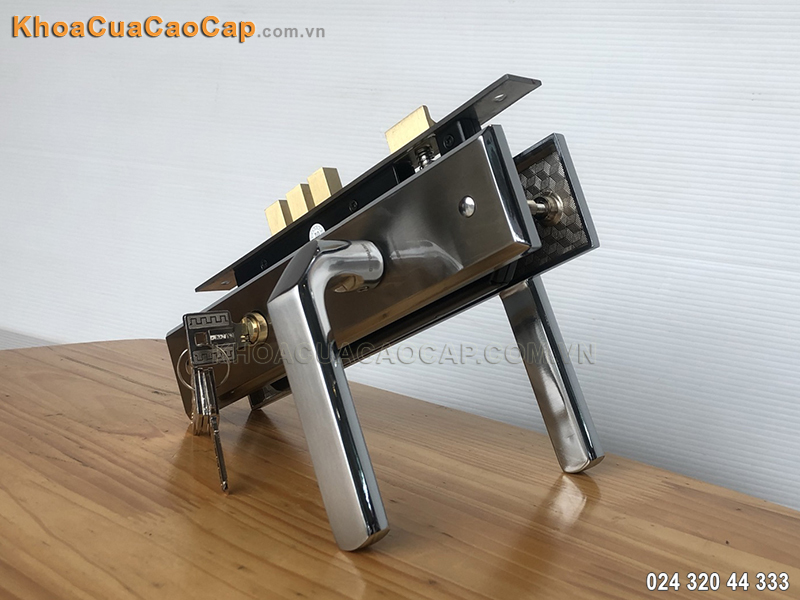 Khóa cửa tay gạt Huy Hoàng EX 8533 - ảnh 6
