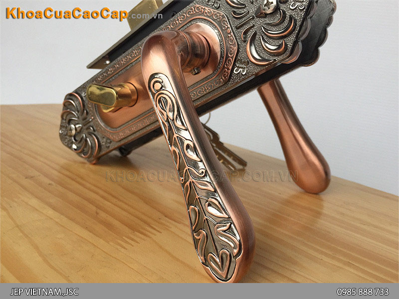 Khóa cửa gỗ thông phòng EX 5815 - 4