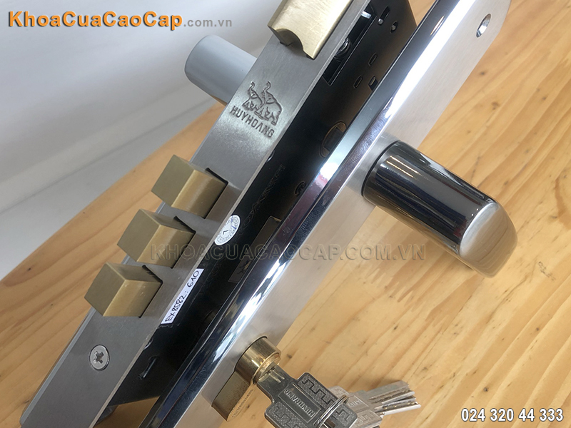 Kh&oacute;a cửa Huy Ho&agrave;ng EX-8582 - ảnh 5